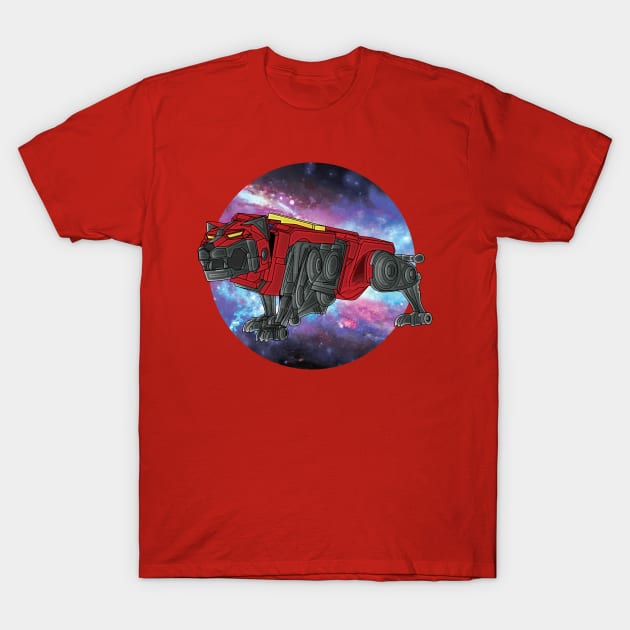 Big Red Kitty T-Shirt by TommyArtDesign